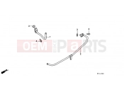 HONDA VT600CK Shadow 1989 E-19 AIRWAY PIPE (SW)