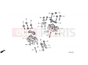 HONDA VT600CL Shadow 1990 E-2 CAMSHAFT HOLDER