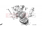 HONDA VT600CL Shadow 1990 E-3 CYLINDER / CYLINDER HEAD (FRONT)