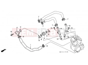 HONDA VT600CL Shadow 1990 E-17 WATER PIPE