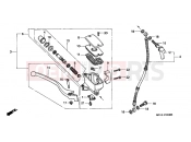 HONDA VT600CL Shadow 1990 F-4 FRONT MASTER CYLINDER