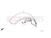 HONDA VT600CL Shadow 1990 F-7 FRONT FENDER