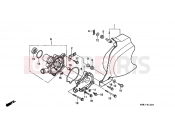 HONDA VT600CS Shadow 1995 E-10 WATER PUMP