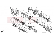 HONDA VT600CS Shadow 1995 E-15 TRANSMISSION (1)
