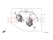 HONDA VT600CS Shadow 1995 E-18 CARBURETOR (ED.)