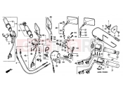 HONDA VT600CS Shadow 1995 F-3 SWITCH / CABLE