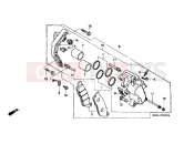 HONDA VT600CS Shadow 1995 F-9 FRONT BRAKE CALIPER