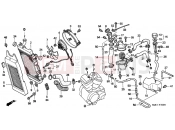 HONDA VT600CS Shadow 1995 F-30 RADIATOR