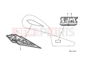 HONDA VT600CS Shadow 1995 SIGN F-32-4 (5)