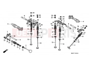 HONDA VT600CV Shadow 1997 E-3 CAMSHAFT / VALVE