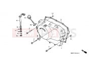 HONDA VT600CV Shadow 1997 E-6 RIGHT CRANKSHAFT COVER