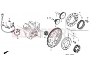 HONDA VT600CV Shadow 1997 E-8 DISTRIBUTOR GENERATOR / CLUTCH START