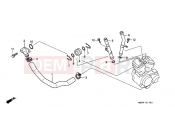 HONDA VT600CV Shadow 1997 E-17 WATER PIPE