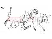 HONDA VT600CV Shadow 1997 F-2 METER