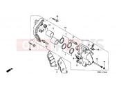 HONDA VT600CV Shadow 1997 F-9 FRONT BRAKE CYLINDER