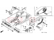 HONDA VT600CV Shadow 1997 F-21 SWING ARM