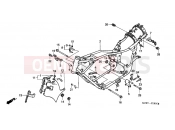 HONDA VT600CV Shadow 1997 F-28 FRAME HOUSING