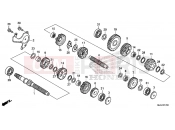 HONDA VT750C2BE Shadow 2014 E-17 ÁTTÉTEL (VT750CS/C2B/C2S/C)