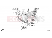 HONDA VT750C2BE Shadow 2014 F-9 KORMÁNYSZÁR (VT750CS/C2B/C)