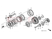HONDA VT750C3Y Shadow 2000 E-7 CLUTCH