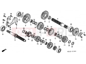 HONDA VT750C3Y Shadow 2000 E-15 TRANSMISSION