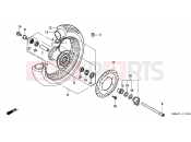 HONDA VT750C3Y Shadow 2000 F-10 FRONT WHEEL