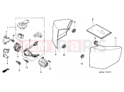HONDA VT750C3Y Shadow 2000 F-15 SIDE COVER