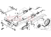 HONDA VT750C3Y Shadow 2000 F-21 SWING ARM