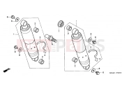 HONDA VT750C3Y Shadow 2000 F-22 REAR SHOCK ABSORBER