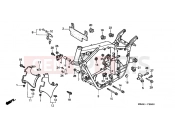 HONDA VT750C3Y Shadow 2000 F-28 FRAME HOUSING