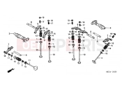 HONDA VT750C4 Shadow 2004 E-3 CAMSHAFT / VALVE