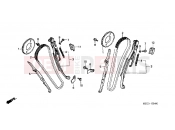 HONDA VT750C4 Shadow 2004 E-4 TIMING CHAIN ​​/ TENSIONER