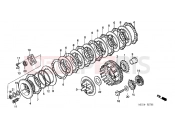 HONDA VT750C4 Shadow 2004 E-7 CLUTCH