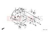 HONDA VT750C4 Shadow 2004 E-10 LEFT CRANKSHAFT COVER