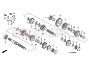 HONDA VT750C4 Shadow 2004 E-16 TRANSMISSION