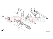 HONDA VT750C4 Shadow 2004 E-17 TRANSMISSION DRUM