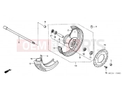 HONDA VT750C4 Shadow 2004 F-10 FRONT WHEEL