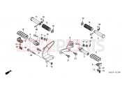 HONDA VT750C4 Shadow 2004 F-21 FOOTREST
