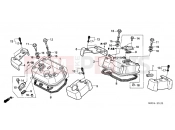 HONDA VT750C7 Shadow 2007 E-1 VALVE COVER