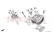 HONDA VT750C7 Shadow 2007 E-2 FRONT CYLINDER HEAD
