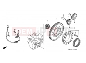 HONDA VT750C7 Shadow 2007 E-8 CLUTCH COUPLING START