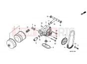 HONDA VT750C8 Shadow 2008 E-13 OIL PUMP