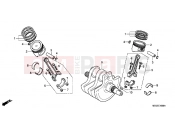 HONDA VT750C8 Shadow 2008 E-15 CRANKSHAFT