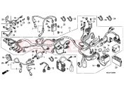 HONDA VT750C8 Shadow 2008 F-30 WIRING HARNESS