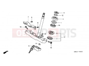 HONDA VT750CA6 Shadow 2006 F-6 STEERING WHEEL