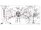 HONDA VT750CA7 Shadow 2007 E-20 CARBURETOR