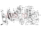 HONDA VT750CA7 Shadow 2007 F-32 RADIATOR