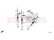 HONDA VT750CD Shadow 2013 E-3-10 CAMSHAFT VALVE (REAR)