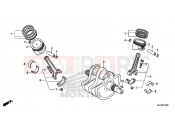 HONDA VT750CD Shadow 2013 E-16 CRANKSHAFT