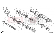 HONDA VT750CD Shadow 2013 TRANSMISSION E-17 (VT750C / C2S / CA / CS)